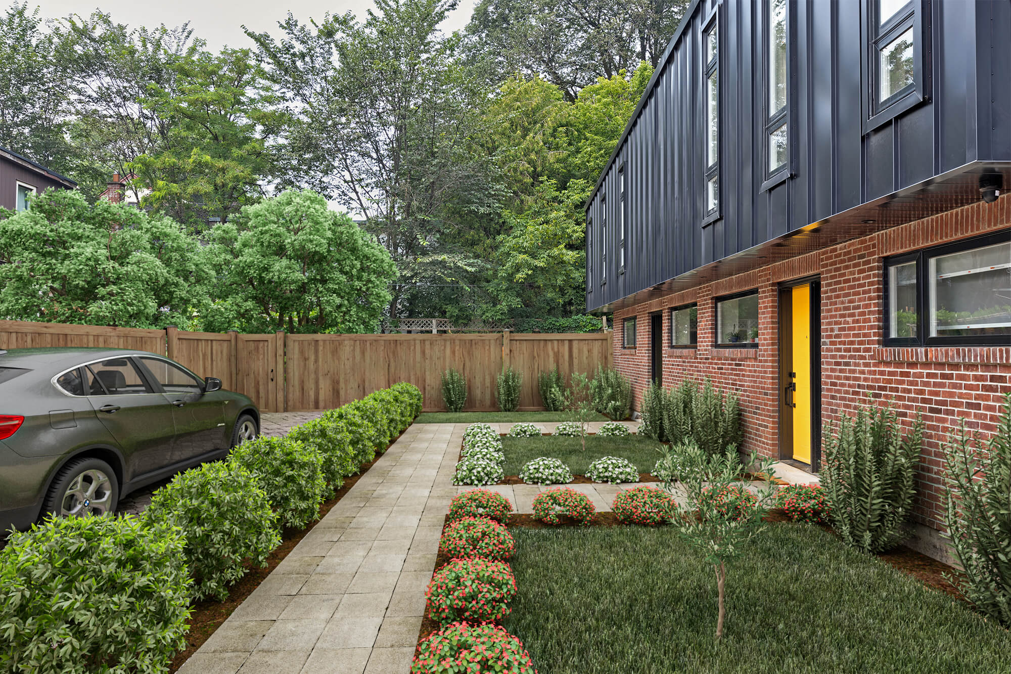 East End Laneway House Exterior