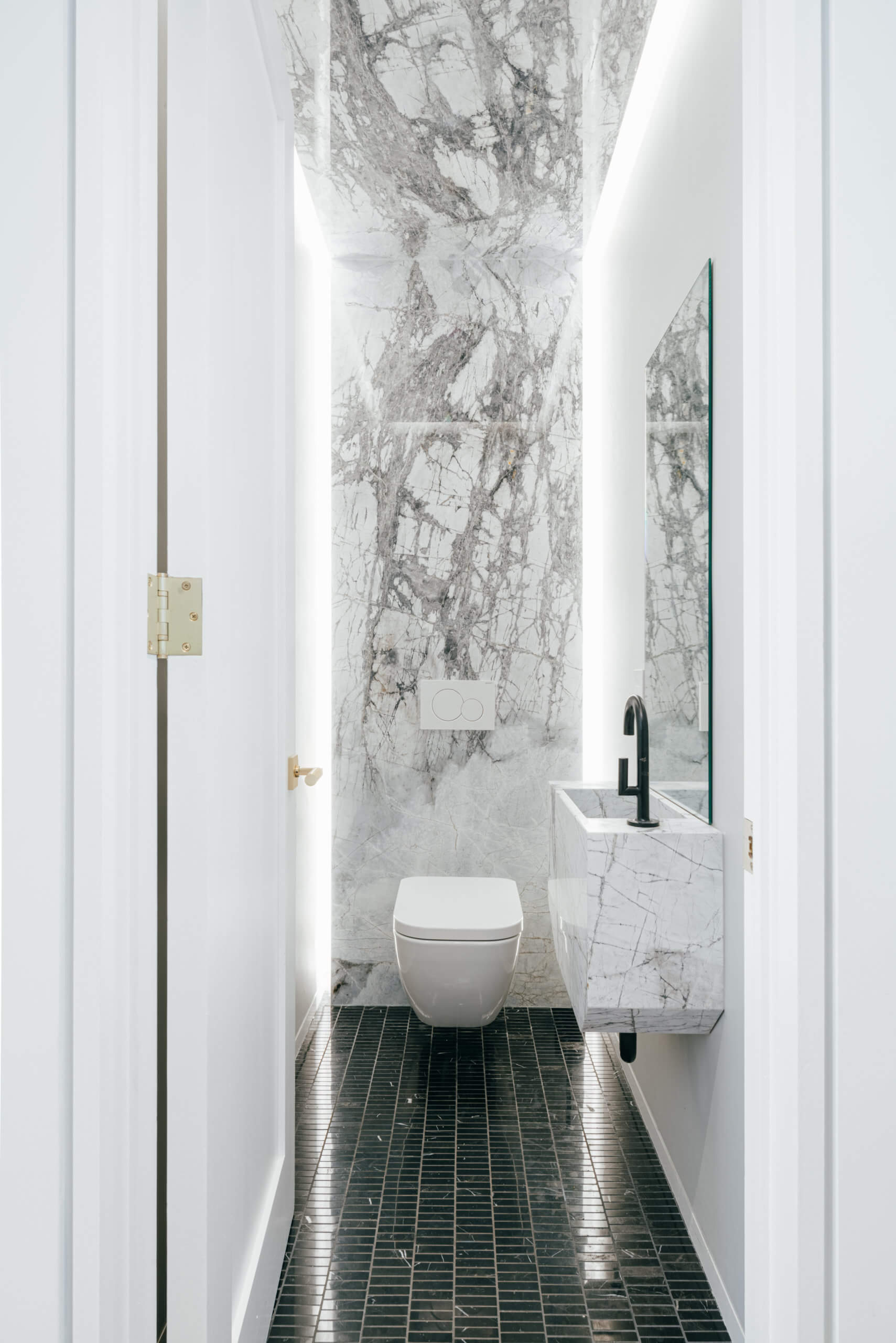 Powder Room - Sustainable Residential Addition Toronto